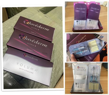 Hyaluronic όξινο δερμικό υλικό πληρώσεως εκχύσιμο 2x1ml προσοχής προσώπου Juvederm