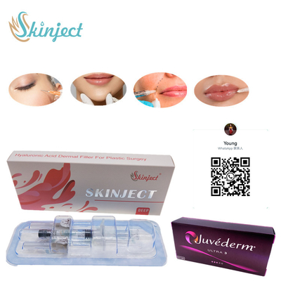 Βαθιά Hyaluronic όξινα δερμικά 2ml χειλικά υλικά πληρώσεως Skinject εκχύσιμα