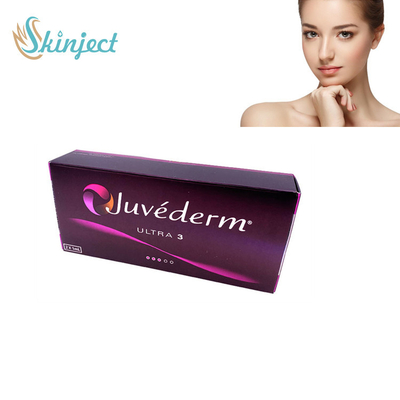 Hyaluronic όξινο δερμικό χειλικό υλικό πληρώσεως Juvederm εξαιρετικά 3 προσώπου