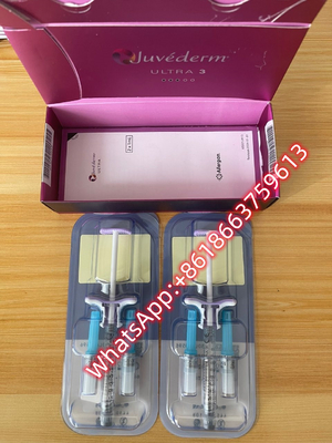 Hyaluronic όξινο δερμικό χειλικό υλικό πληρώσεως Juvederm εξαιρετικά 3 προσώπου