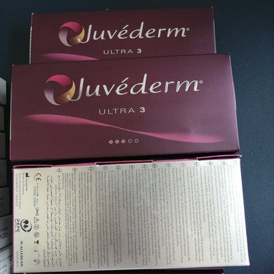 Χειλικό εκχύσιμο δερμικό υλικό πληρώσεως Juvederm Ultra3 για τις του προσώπου γραμμές Feep