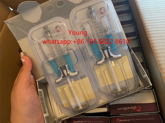 Καθαρά Hyaluronic όξινα του προσώπου περιγράφοντας δερμικά υλικά πληρώσεως Voluma Juvederm εκχύσιμα