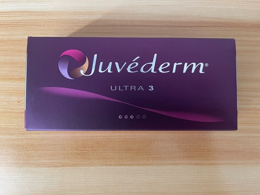 Juvederm εξαιρετικά 3 δερμικά υλικά πληρώσεως γραμμών 2x1ml Hyaluronic όξινα του προσώπου για τα προκλητικά χείλια