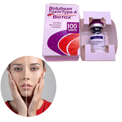 100ui τα καλλυντικά  Allergan εγχύσεων για την αντι γήρανση σκονών προσώπου αφαιρούν τις ρυτίδες