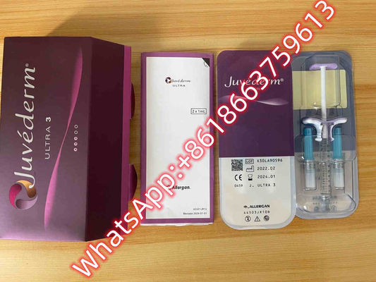 Εκχύσιμο διαγώνιο συνδεμένο Hyaluronic όξινο δερμικό υλικό πληρώσεως Juvederm CE εξαιρετικά 3 χείλια