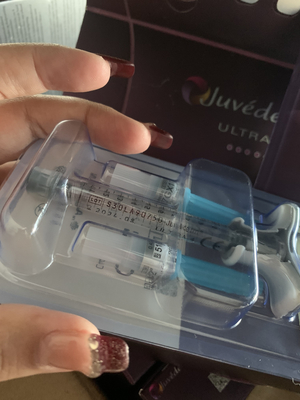Διαγώνιο συνδεμένο εκτάριο Allergan δερμικό υλικό πληρώσεως Juvederm Ultra4 για τα ζυγωματικά
