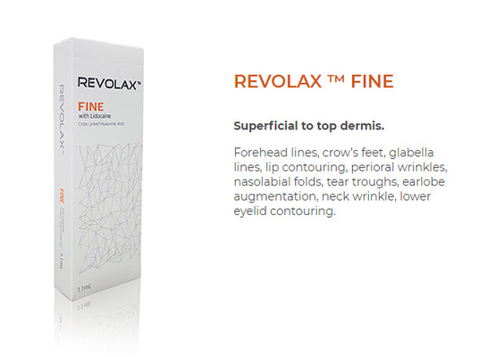 Χειλική αύξηση ρυτίδων υλικών πληρώσεως Revolax Hyaluronic όξινη δερμική