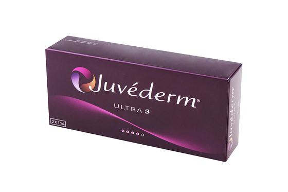 2 Hyaluronic όξινο δερμικό υλικό πληρώσεως εξαιρετικά 4 μιλ. Juvederm για την προκλητική χειλική αύξηση