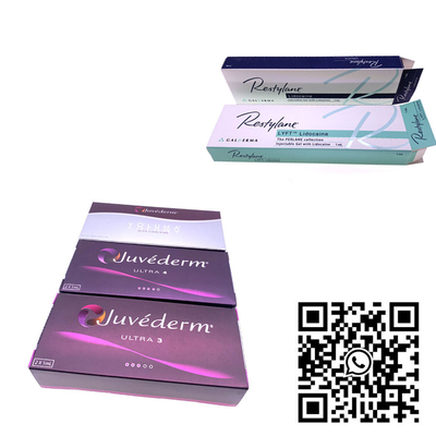 2 Hyaluronic όξινο δερμικό υλικό πληρώσεως εξαιρετικά 4 μιλ. Juvederm για την προκλητική χειλική αύξηση