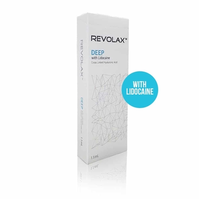 Hyaluronic δερμικό υλικό πληρώσεως 1.1ml Revolax βαθιά για το πρόσωπο