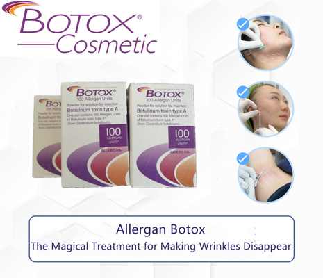 Υψηλή αγνότητα  Allergan Botulinum για τη σκόνη ρυτίδων μετώπων 100 μονάδες τύπων Α