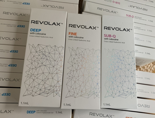 Hyaluronic όξινες δερμικές εγχύσεις υλικών πληρώσεως 1.1ml Revolax για τις καλλυντικές εφαρμογές