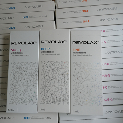Hyaluronic όξινες δερμικές εγχύσεις υλικών πληρώσεως 1.1ml Revolax για τις καλλυντικές εφαρμογές
