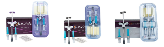 Hyaluronic όξινος δερμικός εκχύσιμος χειλικών υλικών πληρώσεως προσοχής 2x1ml Juvederm προσώπου