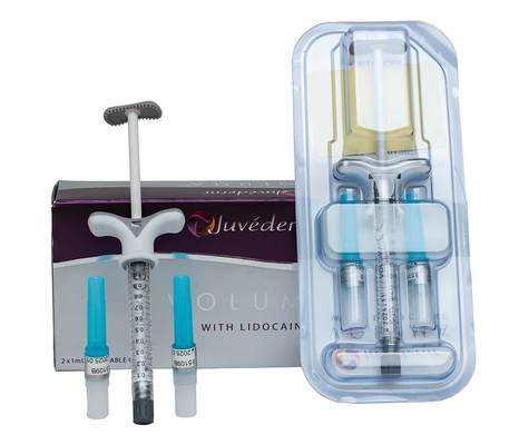 Hyaluronic όξινη δερμική έγχυση υλικών πληρώσεως Juvederm για την αύξηση μάγουλων και πηγουνιών