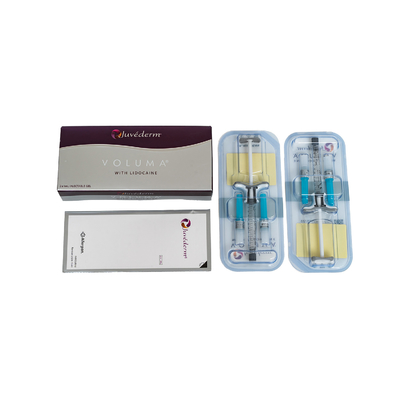 Hyaluronic όξινα δερμικά υλικά πληρώσεως Voluma 2x1ml Juvederm για το ζυγωματικό