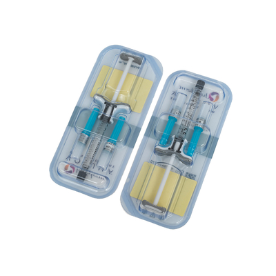 Hyaluronic όξινη δερμική χάραξη περιγράμματος πηγουνιών μάγουλων πηκτωμάτων υλικών πληρώσεως Voluma 2x1ml Juvederm