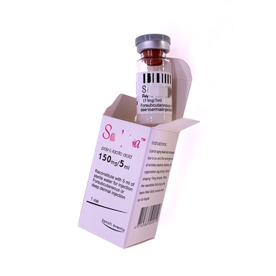 150 mg/5 ml PLLA Ενέσιμη Πολυ L γαλακτικό οξύ για το πρόσωπο Κολλαγόνο 3D PLLA