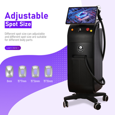 4K Δίοδος 755nm 808nm 1064nm Ice Titanium Laser Αποτρίχωση μαλλιών Μηχανή 3 κύματα