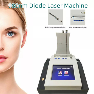 Φορητή μηχανή ομορφιάς προσώπου 2 σε 1 980nm Laser Diode για την αφαίρεση φλεβών στο πρόσωπο
