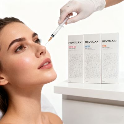 Revolax 1.1ml Deep Lip Filler Cross-Linked Gel Ένεση Υαλουρονικού Οξέος Χειλιών Δερματικό Γέμισμα