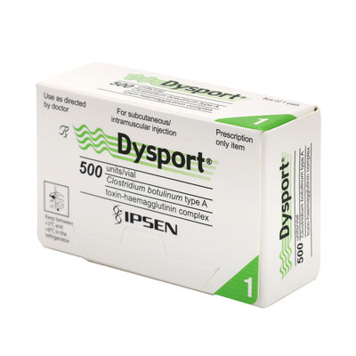 100U Allergan Dysport Αντιρυτιδική Λυοφιλοποιημένη Σκόνη Βοτουλινική Τοξίνη