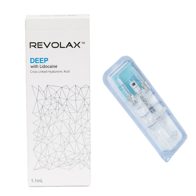 1.1ml Ενέσιμο Υαλουρονικού Οξέος Revolax Deep για Βαθιές Ρυτίδες Προσώπου & Όγκο στα Χείλη