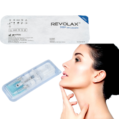 1.1ml Ενέσιμο Υαλουρονικού Οξέος Revolax Deep για Βαθιές Ρυτίδες Προσώπου & Όγκο στα Χείλη