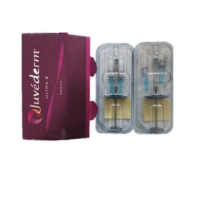 Hyaluronic όξινο δερμικό υλικό πληρώσεως εξαιρετικά 3 2ml Juvederm για τη χειλική αύξηση