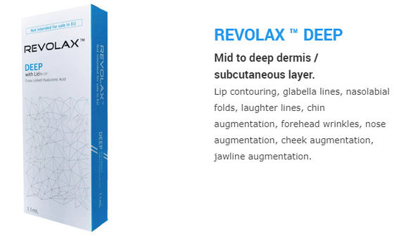 Hyaluronic όξινες χειλικές εγχύσεις 1.1ml Revolax
