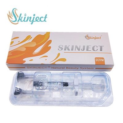 Ο σταυρός Skinject σύνδεσε τις Hyaluronic όξινες χειλικές εγχύσεις