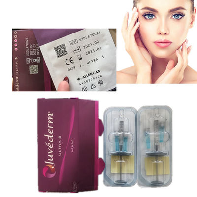 2x1Ml σύριγγες εξαιρετικά 3 δερμικές χειλικές εγχύσεις υλικών πληρώσεως με τη λιδοκαΐνη