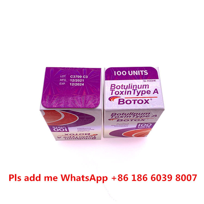 Botulinum έγχυση τύπων του BTX 50u 100u 200u Allergan εγχύσεων ρυτίδων τοξινών