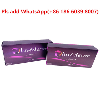 Hyaluronic όξινο δερμικό υλικό πληρώσεως Juvederm Ultra3 για την ακτινοβολία προσώπου