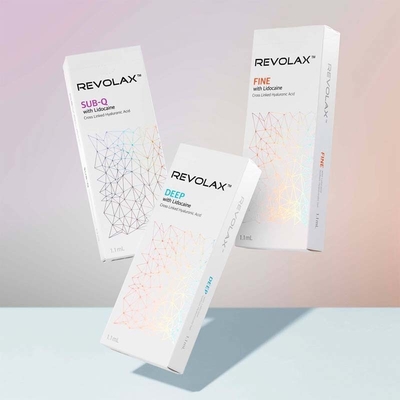 Hyaluronic όξινο δερμικό υλικό πληρώσεως το λεπτό βαθύ υπο- Q Revolax CE Mark Revolax