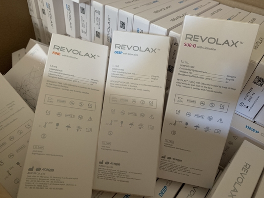 Hyaluronic όξινο δερμικό υλικό πληρώσεως το λεπτό βαθύ υπο- Q Revolax CE Mark Revolax