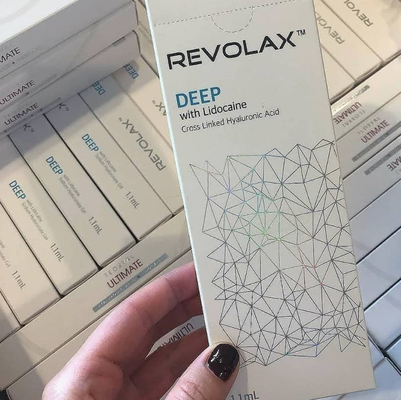 Λεπτό βαθύ υπο--q διαγώνιο συνδεμένο Hyaluronic όξινο δερμικό υλικό πληρώσεως Revolax