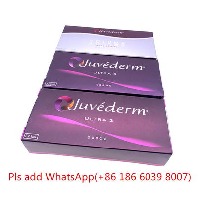 Δερμικά υλικά πληρώσεως Juvederm χειλικών εγχύσεων υλικών πληρώσεως για Ultra3 Ultra4 Voluma