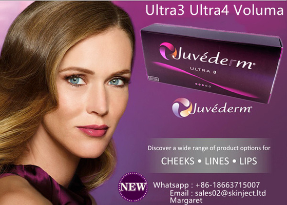 Hyaluronic όξινος δερμικός αντι υλικών πληρώσεως ρυτίδων Juvederm Ultra3 Ultra4 Voluma