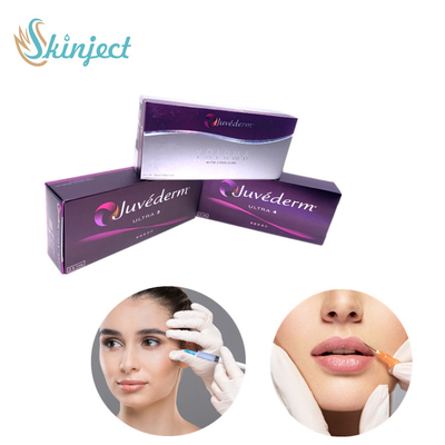 Εκχύσιμες δερμικές αντι ρυτίδες Juvederm Voluma υλικών πληρώσεως για το μάγουλο