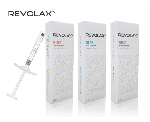 Hyaluronic όξινος δερμικός υλικών πληρώσεως 1,1 μιλ. Revolax για τα χείλια