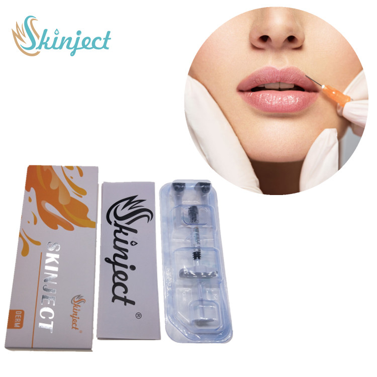 Δερμικό υλικό πληρώσεως διεύρυνσης 5ml Derm χειλικών εγχύσεων για τον ορό φροντίδας δέρματος μύτης πηγουνιών