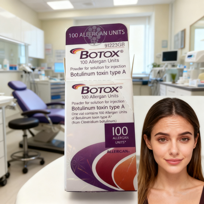 Allergan Injectable Botox 100u για το Πρόσωπο onabotulinumtoxinA Τύπου A Βελτίωση Ρυτίδων Προσώπου