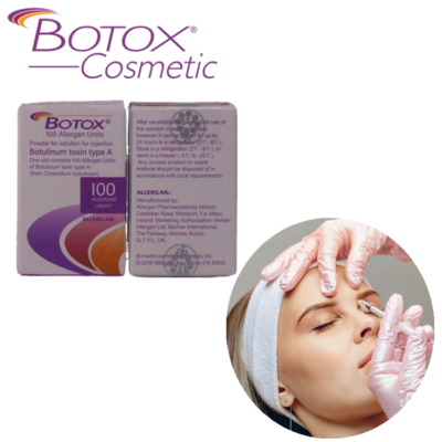 Botox Allergan 100IU Abbive Botox Τοξίνη Clostridium Botulinum για την Εξάλειψη των Γραμμών του Προσώπου